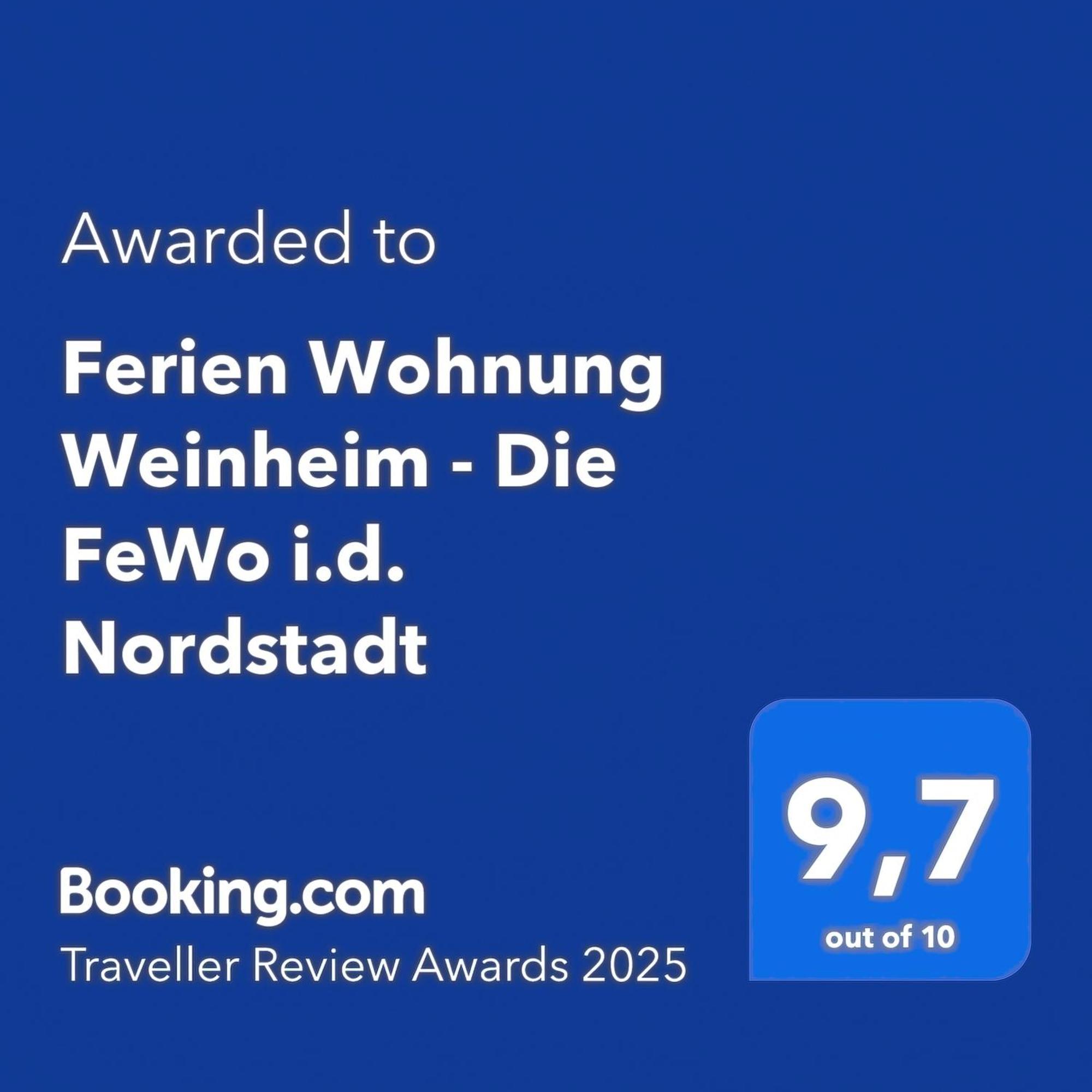 Ferien Wohnung Weinheim - Die Fewo I.D. Nordstadt Экстерьер фото